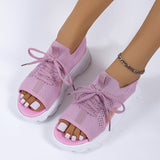 Breakj Sports Sandals Women 2025 Summer New Thick-Soled Flying Soft Base Leisure Flat Bottom Hollow Fish Mouth Beach