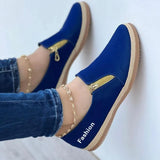 Size Women Flat Shoes Fashion Casual Round Head Sports Shoes Couple Walking Comfort Daily Female Footwear Zapatos