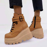 Breakj New High-Heeled Women's Sthigh Color Heel Side Zipper Boots Children's Large Size Women's