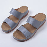 Summer Plus Size Platform Slippers Women 2022 Casual Open Toe Wedges Sandals Women Thick Sole Slides Zapatillas