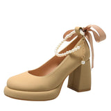 Breakj Jane High Heels Spring And Autumn Small 2024 Spring New Design Sense Small French Temperament Single Shoes Small Fragrant