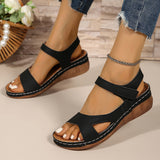 Breakj Sandals New Color Thick-Soled Fashion Sandals Large-Size Women's Shoes Magic With Light Women's