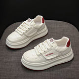 Breakj New Small White Shoes Autumn And Winter Anola Red Height Thick Background Small White Shoes Women Hit Light Board Shoes
