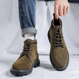 Breakj Martin Men 2023 New Autumn / Winter Boots Vintage Work Boots