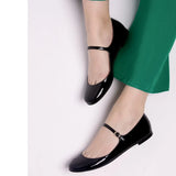 Large Size Wristband With Low Side Round Head Lovely Lady's Single Shoes Are Sold