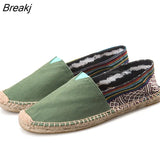 Mens Espadrilles Mannen Patchwork Slip Op Zomer Schoenen Mannen Loafers Ademend Outdoor Shoes Comfort Summer Sneakers