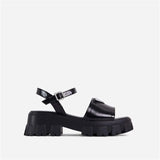 Summer Platform Sandals Women Comfort Buckle Strap Shoes for Women Fashion Metal Decoration Peep Toe Sandals Large