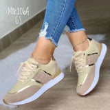 Breakj Large-Size Sports Casual Shoes Spring New Thick-Soled Casual Shoes Strap Sports Women's