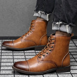 Leather Men Chelsea Boots Classic Men Boots Outdoor Warm Leathers Shoes Comfortable Walking Shoes Botas De