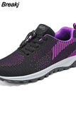 Breathable Running Shoes for Women Non-slip Jogging Walking Casual Sneakers Comfortable Daily Mountaineering