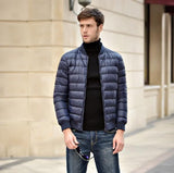 Winter New Jacket 90% White Duck Down Men Ultra Light Thin Jackets Slim Warm Coat Basic Outwear Windproof Parkas