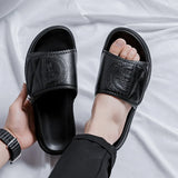 Breakj Celebrity Ins Trend Slippers Men's Wear 2023 New Flip-Drag Beach Shoes