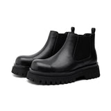Breakj Men's Shoes Versatile Casual British Style High Chelsea Boots Men's Wear Cool And Simple Ankle Boots