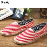 Mens Espadrilles Mannen Patchwork Slip Op Zomer Schoenen Mannen Loafers Ademend Outdoor Shoes Comfort Summer Sneakers