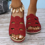 Slope And Slippers Women 2025 Spring And Summer New Fashion Casual Slippers Comfortable And