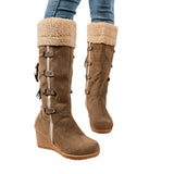 Breakj Lady Cotton Boots After Matte Tuxedo High Boots Sleeve Slope And Snow