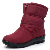 Boots Waterproof Shoes For Woman Furry Women's Winter Boots Female Women Shoes Platform Shoes Female Footwear Large