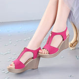 Plus Size Women Sandals Platform Women Shoes Wedges Sandals Open Toe Summer Sandals