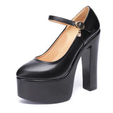High Heel 15CM Cheongsam Model Catwalk Shoes Women's Thick Soles Waterproof Table Pointed Professional Work Shoes Large Size Women's Singles