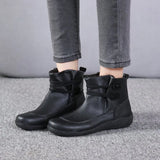 Breakj Children 2025 Autumn And Winter New Flat Bottom Martin Boots Short Boots Bottom And Large Women's Shoes