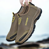 Breakj Mountaineering Wading Shoes 2023 Spring And Summer New One-Legged Lazy Shoes Thick-Soled Mesh Breathable Sports Leisure
