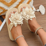 Breakj Sandals Women's Summer Flat Base Soft Soles Tug And Fairy 2025 New Beach