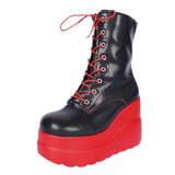 Breakj Color Side Zipper Small Sloping And Medium-Sized Boots 2025 New Large-Size Thick-Bottomed Pine Cake Martin