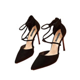 Breakj Sexy Pointed Single Shoes Cross-Tied High Heels Women 2025 New Banquet Temperament Fine Heel