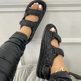 Breakj Thick-Bottomed Magic Sandals Women's Small Fragrant Pine Pastry Bottom One-Character Beach