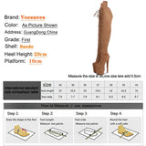 Peep Toe Boots Pole Dance Boots Stripper High Heels Women Sexy Show Shoes Party Club 20 CM Heels Platform ZIP Lace-Up