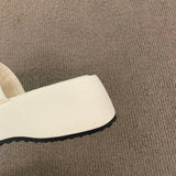 New Water Diamond Women's Slippers Thick Sole Slippers Women's Outerwear Flat Silk Sandal Slippers Sponge