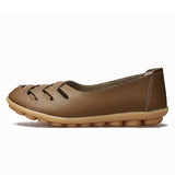 Leather Women's Shoes Flats Loafers ladies shoes Slip On Women's Loafers Femme Moccasins Female Ballet tenis