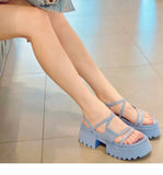 Women Platform Sandals Women's Fashion Woman Shoes Sexy Ladies Wedges Summer Casual Female Sandalias