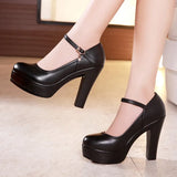 Head 12CM Super High Heels Single Shoes Thick Heels Model Cheongsam Walking Show Shoes Large Size 43 Small Size 32 Professional Working