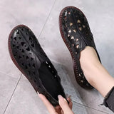 Summer Sandals Women's Breathable Hole Flat Soft Non-slip Comfortable Shoes Sandalias De Mujer