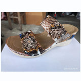 Women's Sandals Open Toe Slipper Outdoor Wedges Comfortable Flip Flop Serpentine Platform Fish Mouth Orthopedic Wedge
