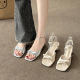 Breakj Evening Wind Coarse And Cool Slippers Women Wear High-End Feeling 2025 New Fairy Style Strap Sandals