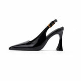 Breakj Heel High-Heeled Women 2025 Korean Version Of The Pointed Niche Temperament Single Shoes Wearing Dating Fashion Shoes