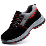 Toe Safety Work Shoes Men Fashion Summer Breathable Slip On Casual Boots Mens Labor Insurance Puncture Proof Shoe