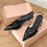 Breakj New Fashion Single Shoes Retro Pointed Women's Shoes High Heels