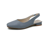 Women's Solid Sandals Covered Toe Casual Sandals Female Flat Buckle Slides Women Shoes sandalia