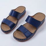 Summer Plus Size Platform Slippers Women 2022 Casual Open Toe Wedges Sandals Women Thick Sole Slides Zapatillas