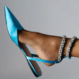 Summer New Large-Size Simple Beautiful Sexy Straps Flat Sandals Original
