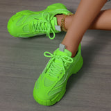 Breakj Dad Shoes Women 2025 Spring And Summer New Korean Version Of Casual Thick Candy Color Nets Sports Small White
