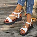 Size Sandals Women 2023 Summer New Fish Mouth Women Sandals Elastic Set Foot Platform