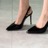 Breakj High-End High-End Professional Shoes 2025 Net Red New Pointed Black Soft Soles Do Not Tired High