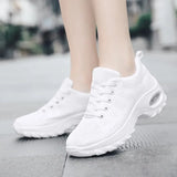 Casual Women Shoes Heighten Comfortable Mesh Breathable Walking Ladies Shoes Air Shoes Sneakers Women Thick