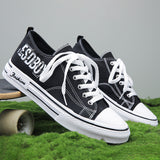 Breakj Men's Shoes 2025 Trend New Casual Trend Men's Low-Bottom Sports Thick-Soled Youth Canvas
