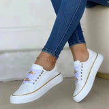 Breakj Thick-Sed Chain Sports Wind Low Help Single Shoes In Front Of Women's Leather With A Set Of Feet Casual Single