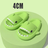 Platform Slippers Women Shoes Summer Slides Cute Shark Couples Beach Shoes Home Indoor 4CM Thick Soles Flip Flops